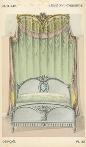 Ilustração do catálogo de produtos de design de interiores da AR & Cie, França de French School