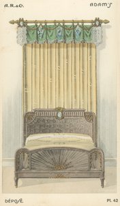 Ilustração do catálogo de produtos de design de interiores da AR & Cie, França de French School