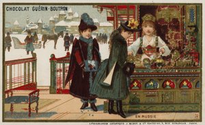 Na Rússia (chromolitho) de French School