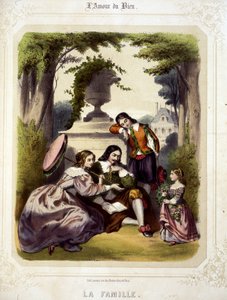 No amor ao bem de Sauvageot, segunda metade do século XIX. de French School