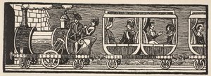 Inauguração da ferrovia entre Paris e Orleans, 3 de maio de 1843, cópia de Boris Mestchersky (d.1957) ilustração da Histoire de la Nation Française, Sciences, Volumes I e II, por Gabriel Hanotaux de French School