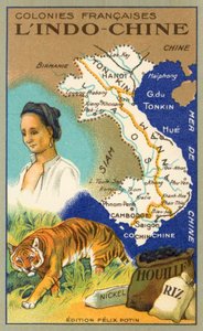 Indochina (chromolitho) de French School