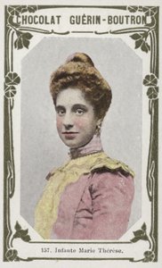 Infante Marie Therese (foto colorida) de French School