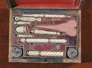Estojo de instrumentos para vacinas, c.1820 de French School
