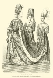 Isabeau de Baviere (gravura) de French School