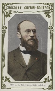 JP Laurens, pintor (foto colorida) de French School