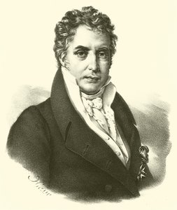 Jacques-Louis David, retrato (gravura) de French School