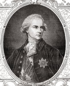 James Harris, 1º Conde de Malmesbury, de "História da Revolução Francesa" por Louis Blanc (1811-82) de French School
