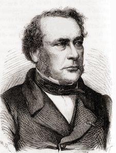 Jean-Baptiste Joseph Dieudonné Boussingault, de Les Merveilles de la Science, publicado c.1870 (gravura) de French School
