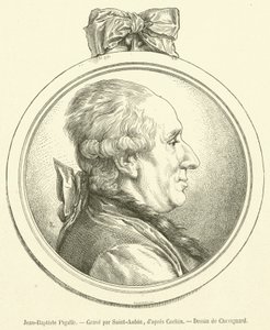 Jean-Baptiste Pigalle (gravura) de French School