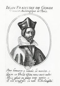 Jean-François de Gondi (gravura) de French School