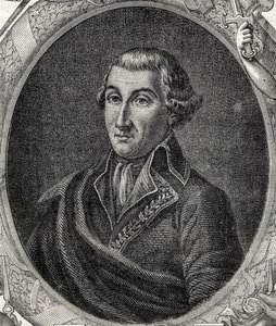 Jean Baptiste Camille Canclaux (1740-1817) de "História da Revolução Francesa" por Louis Blanc (1811-82) de French School