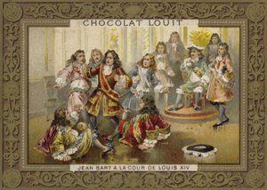 Jean Bart na corte de Louis XIV de French School