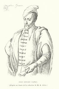 Jean Goujon, escultor e arquiteto da Renascença francesa (gravura) de French School