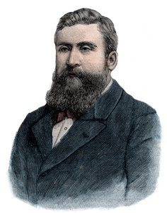 Jean Jaures em 1898 - Gravura - de French School