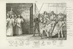 Joana d&39;Arc chega a Reims para assistir à coroação de Carlos VII da França, 1429 de French School