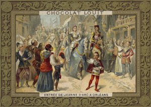 Joana d&39;Arc entra em Orleans, 1429 de French School