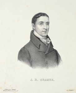 Johann Baptist Cramer (1771-1858) gravado por Magnier de French School