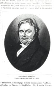 Jons Jakob Berzelius (1779-1848) depois de uma gravura de F. Bolt de French School