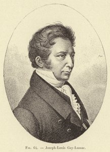 Joseph-Louis Gay-Lussac (gravura) de French School