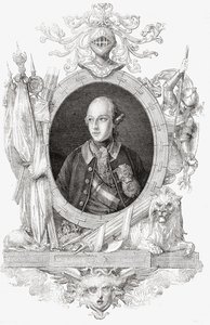 Joseph II, de "História da Revolução Francesa" por Louis Blanc (1811-82) (gravura) de French School