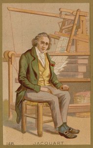 Joseph Marie Jacquard, tecelão e comerciante francês de French School