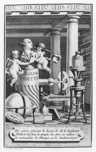 Joseph Pinetti (1750-1800), ilustração de divertimentos físicos de LS Thiery, 1784 de French School