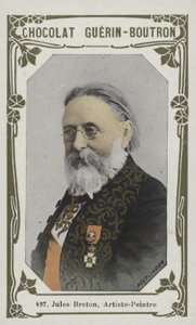 Jules Breton, Artista-Pintor (foto colorida) de French School