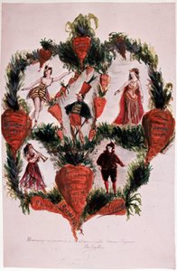 Cenoura Real, Opereta de Offenbach - Bibl. documento da Ópera de French School
