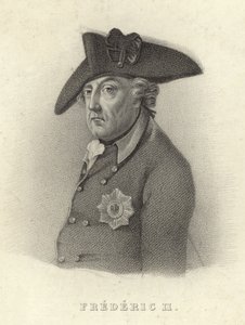 Rei Frederico II da Prússia de French School
