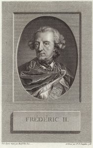 Rei Frederico II da Prússia de French School