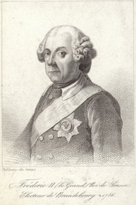 Rei Frederico II da Prússia de French School
