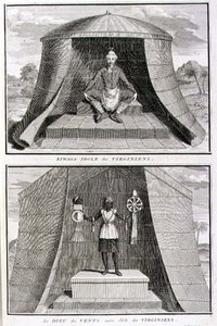 Kiwasa e o Deus dos Ventos, ídolos dos Virgínios, ilustração de 