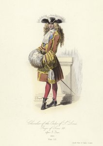 Cavaleiro da Ordem de São Luís, reinado de Luís XIV da França de French School