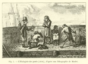 O Arquiteto das Pontes, 1818, depois de uma litografia de Marlet de French School