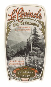 O rótulo de Cevenole, Eau de Cologne de French School