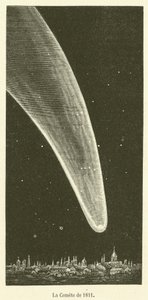 O Cometa de 1811 (gravura) de French School