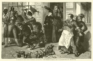 A Cruzada das Mulheres contra a Intemperança nos Estados Unidos (gravura) de French School