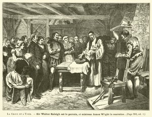 A Cruz e a Espada (gravura) de French School