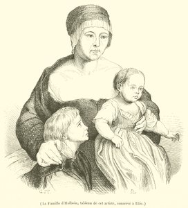 A família de Holbein (gravura) de French School