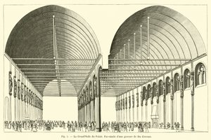 GrandSalle du Palais, Fac-símile de uma gravura de Du Cerceau de French School