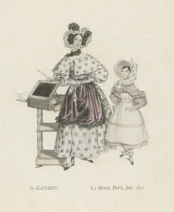 Moda, Paris, julho de 1831 de French School