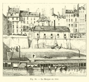 O necrotério em 1840 de French School