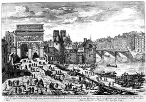 Porte Saint Bernard, Paris de French School