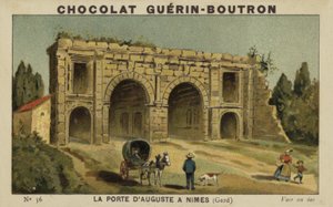 O portão de agosto em Nimes, Gard de French School