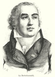 La Rochefoucauld (gravura) de French School