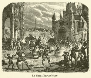 La Saint-Barthelemy (gravura) de French School