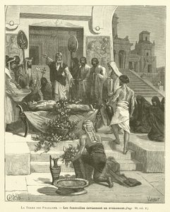A terra dos faraós (gravura) de French School