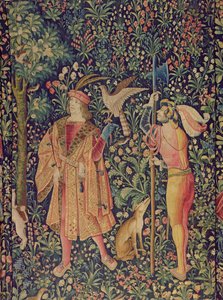 La Vie Seigneuriale - partindo para a caça, c.1500 de French School