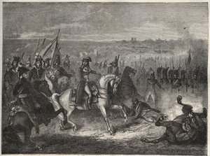 La battle de Lonato - NAPOLEON AT LONATO - Também chamada a segunda batalha de CASTIGLIONE: na sua campanha italiana, Napoleão derrota os austríacos sob Wurmser, forçando-os a recuar para Mantova. 3 de Agosto de 1796 - Nova Enciclopédia Nacional de Maurice de French School